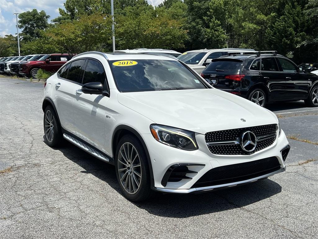 used 2018 Mercedes-Benz AMG GLC 43 car, priced at $28,777