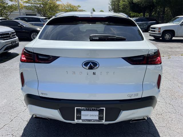 used 2025 INFINITI QX55 car, priced at $49,608
