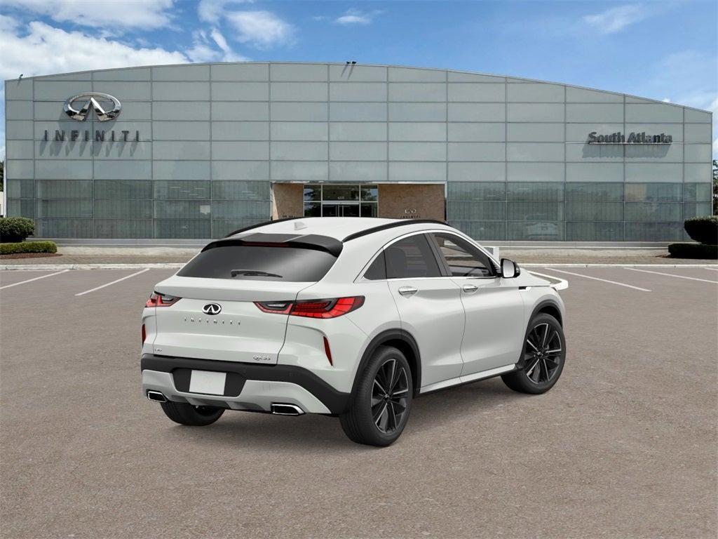 new 2025 INFINITI QX55 car, priced at $53,240
