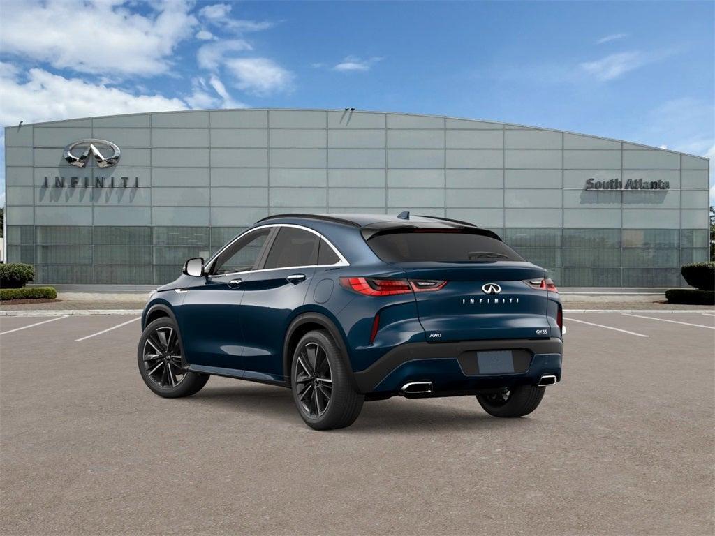 new 2025 INFINITI QX55 car, priced at $43,085