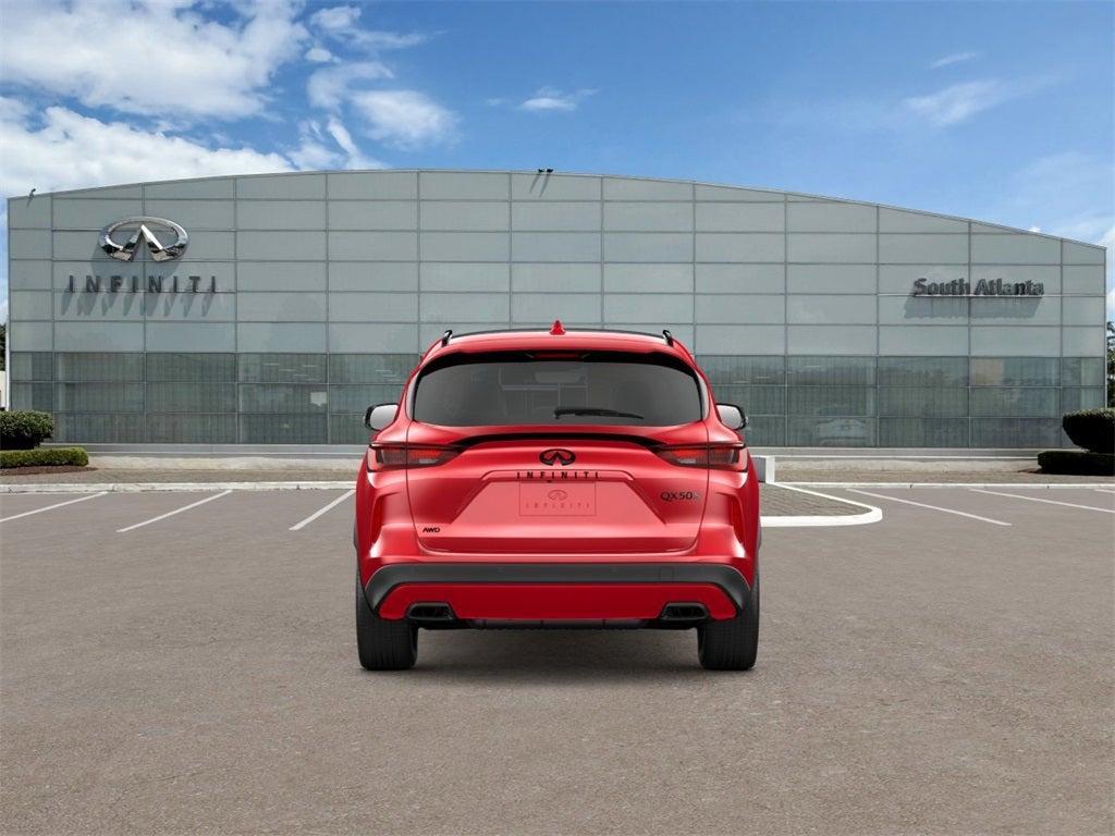new 2025 INFINITI QX50 car, priced at $47,610