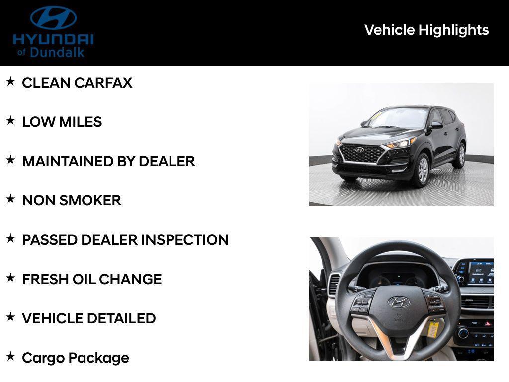used 2021 Hyundai Tucson car, priced at $18,000