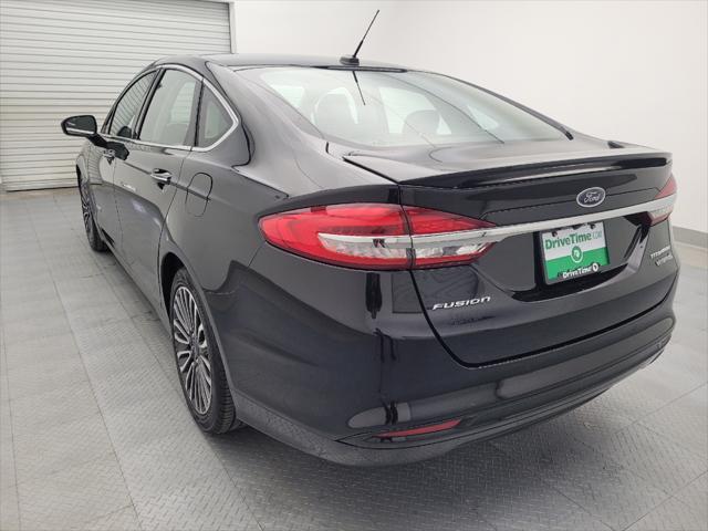 used 2018 Ford Fusion Hybrid car, priced at $18,495