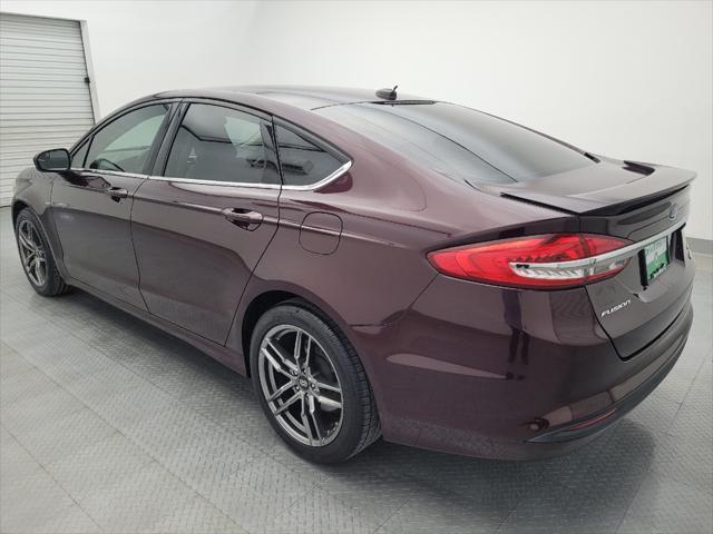 used 2018 Ford Fusion car, priced at $15,895