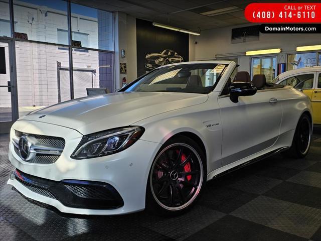 used 2017 Mercedes-Benz AMG C 63 car, priced at $54,998