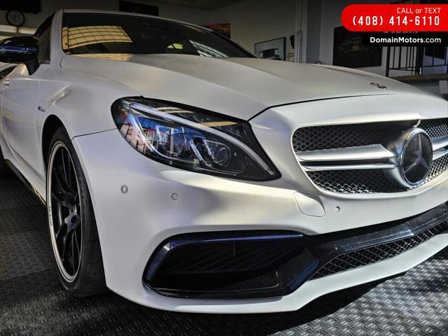 used 2017 Mercedes-Benz AMG C 63 car, priced at $54,998