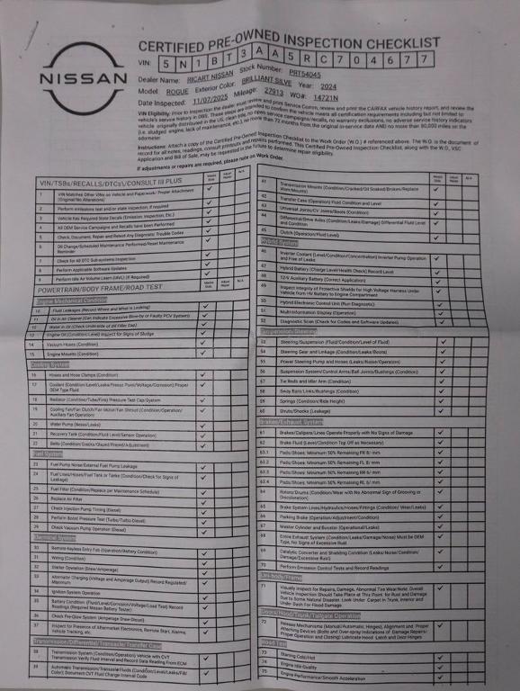 used 2024 Nissan Rogue car, priced at $21,981