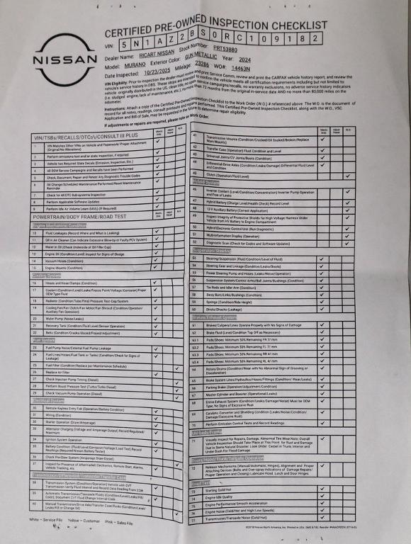 used 2024 Nissan Murano car, priced at $26,964