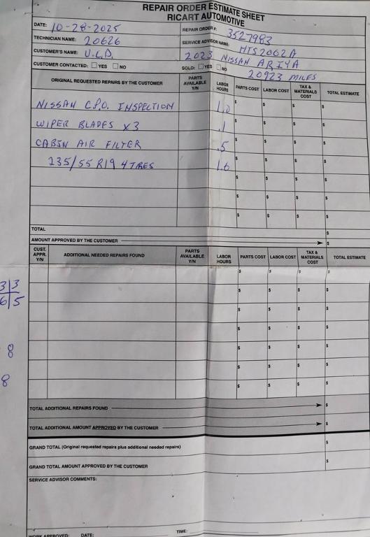 used 2023 Nissan ARIYA car, priced at $26,690