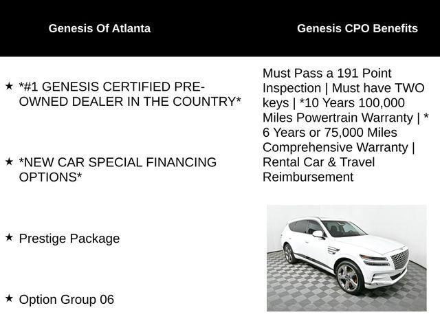 used 2024 Genesis GV80 car, priced at $72,280