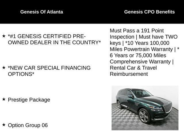 used 2024 Genesis GV80 car, priced at $71,980