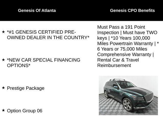 used 2024 Genesis GV80 car, priced at $71,805