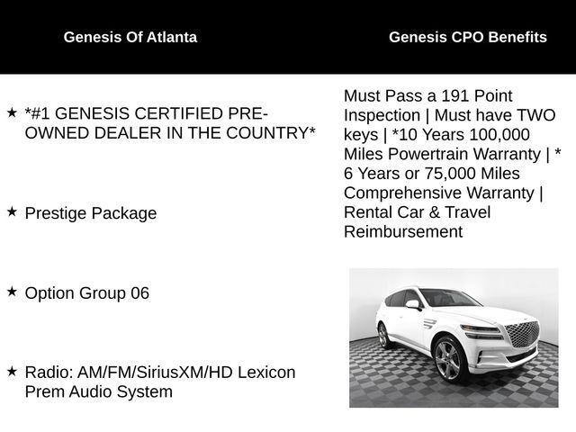 used 2024 Genesis GV80 car, priced at $71,848