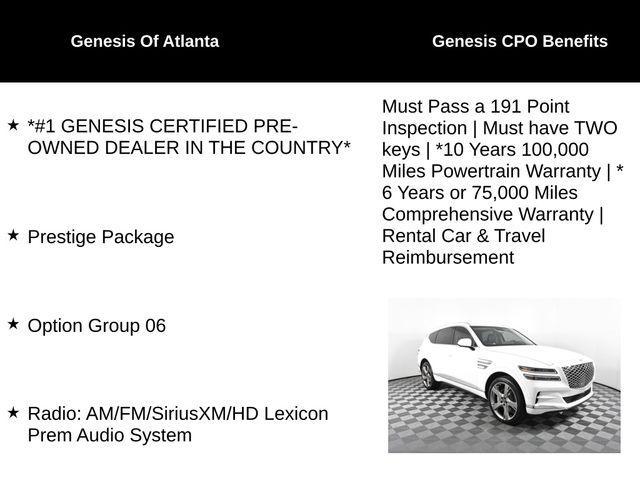 used 2024 Genesis GV80 car, priced at $72,437