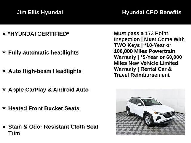 used 2022 Hyundai Tucson car, priced at $24,180