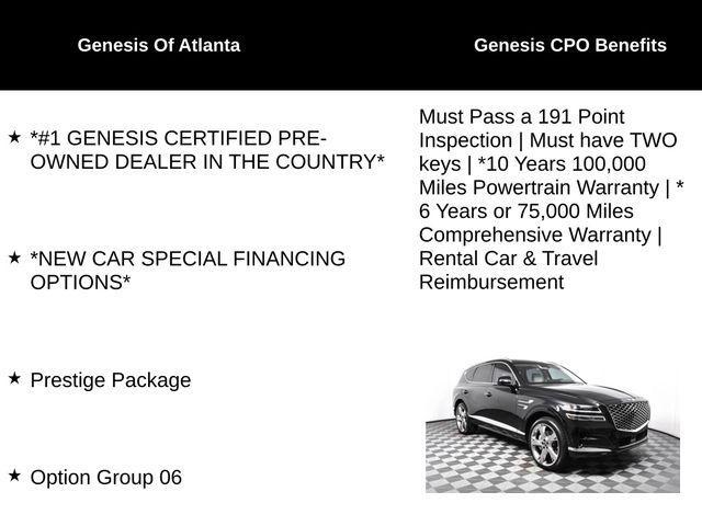 used 2024 Genesis GV80 car, priced at $71,580