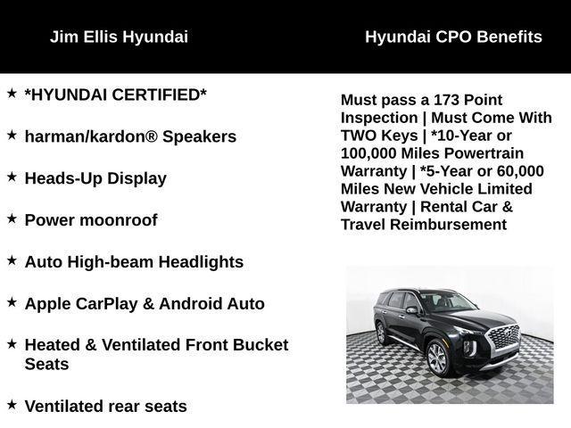 used 2022 Hyundai Palisade car, priced at $39,382
