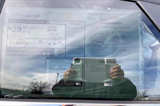 new 2025 Mazda CX-30 car, priced at $29,893