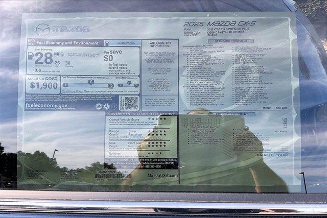 new 2025 Mazda CX-5 car, priced at $36,926