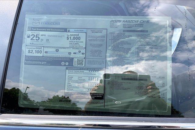 new 2025 Mazda CX-5 car, priced at $32,364
