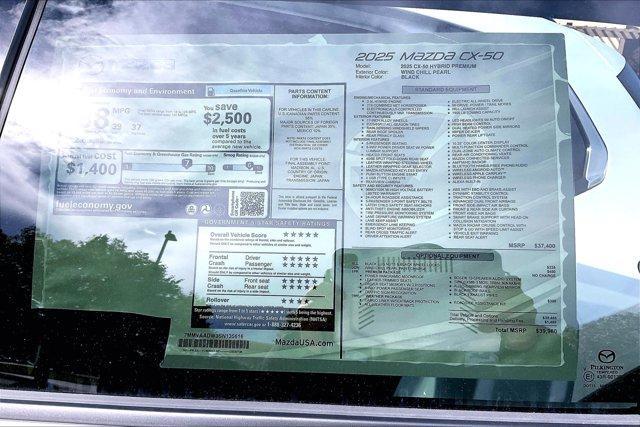 new 2025 Mazda CX-50 Hybrid car, priced at $38,853