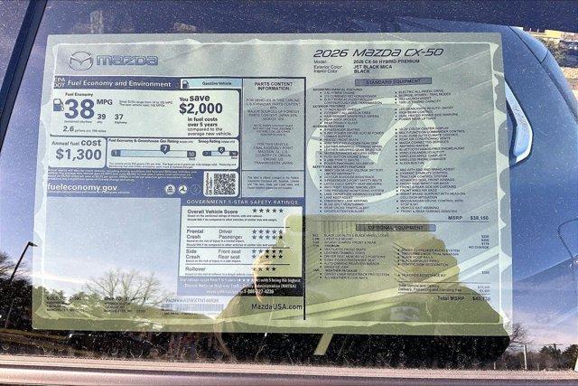 new 2026 Mazda CX-50 Hybrid car, priced at $39,563