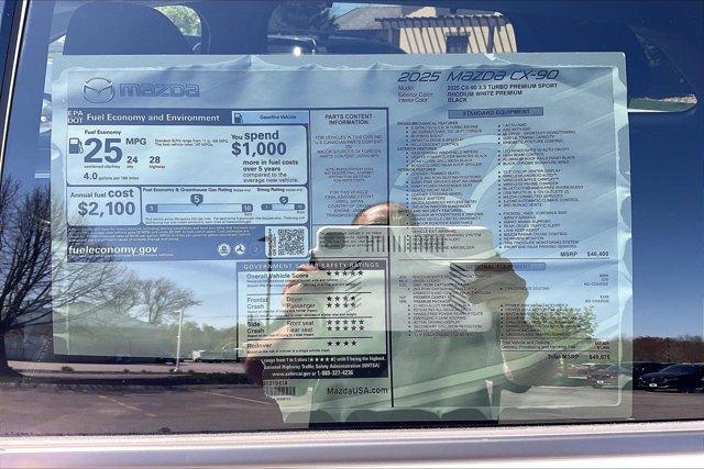 new 2025 Mazda CX-90 car, priced at $47,559