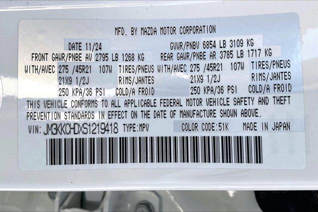 new 2025 Mazda CX-90 car, priced at $47,559