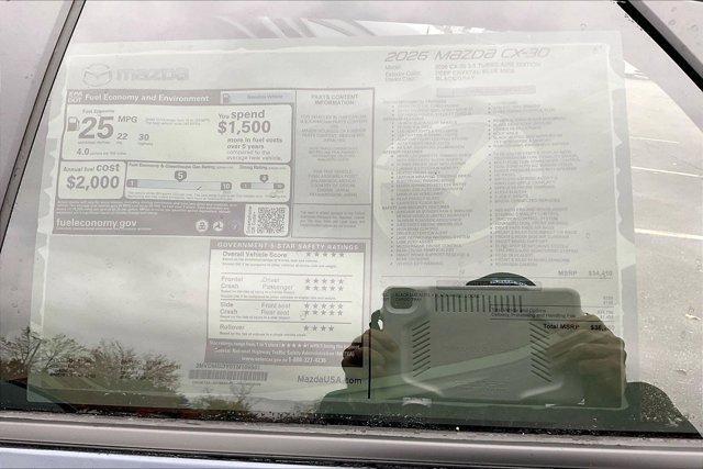 new 2026 Mazda CX-30 car, priced at $35,345