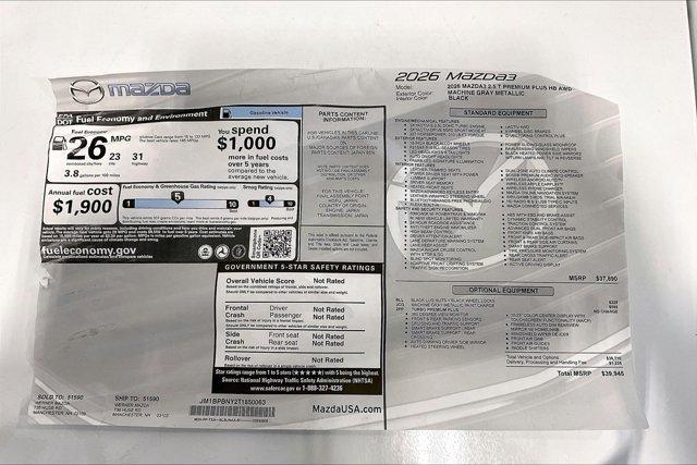 new 2026 Mazda Mazda3 car, priced at $38,870