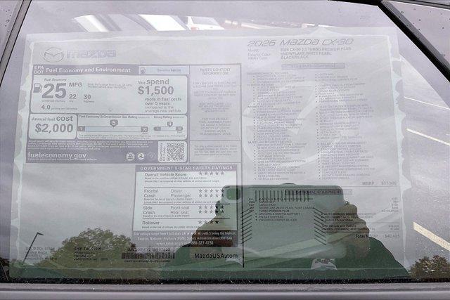 new 2026 Mazda CX-30 car, priced at $39,322