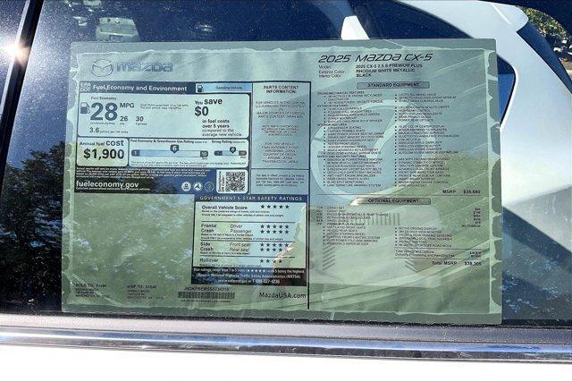 new 2025 Mazda CX-5 car, priced at $37,241