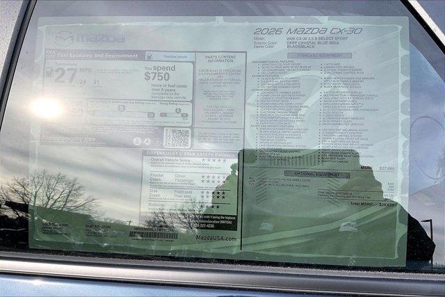 new 2026 Mazda CX-30 car, priced at $28,835