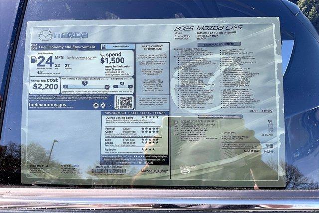 new 2025 Mazda CX-5 car, priced at $39,690