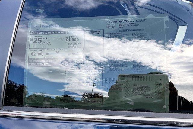 new 2025 Mazda CX-5 car, priced at $31,479