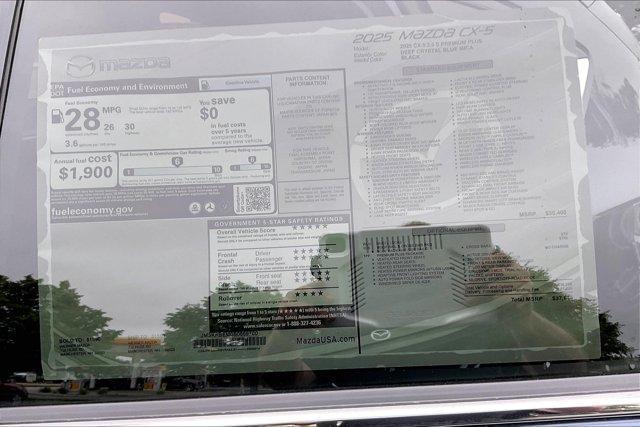 new 2025 Mazda CX-5 car, priced at $36,595