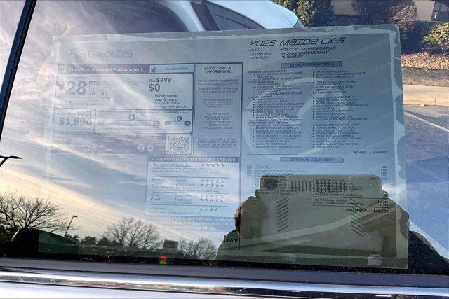 new 2025 Mazda CX-5 car, priced at $37,141