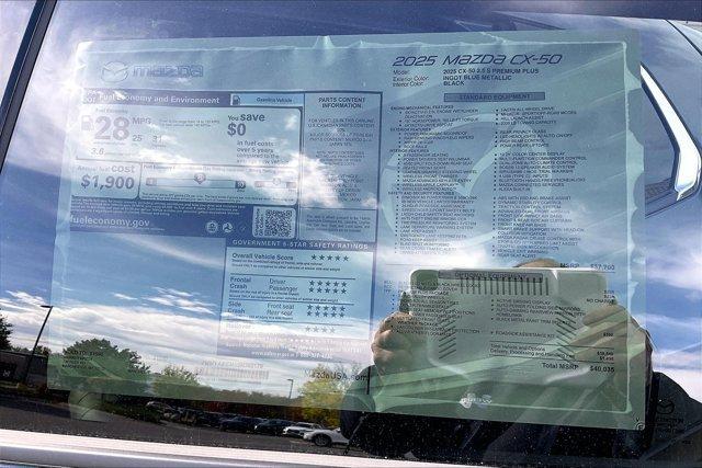 new 2025 Mazda CX-50 car, priced at $38,924