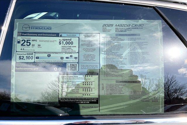 new 2025 Mazda CX-30 car, priced at $38,444