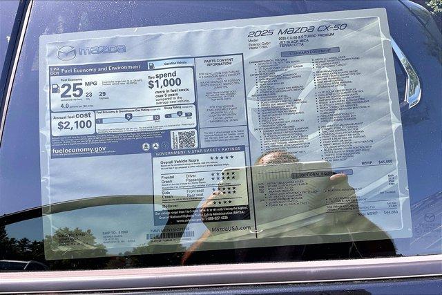 new 2025 Mazda CX-50 car, priced at $42,794