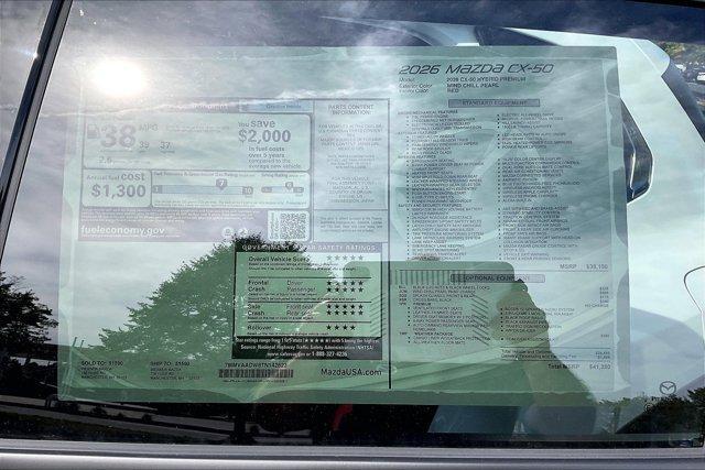 new 2026 Mazda CX-50 Hybrid car, priced at $40,133