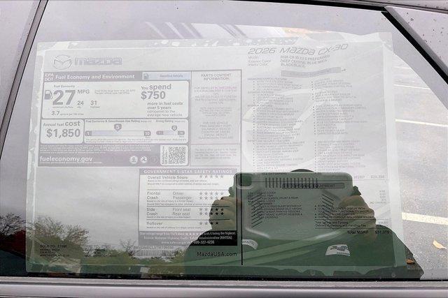 new 2026 Mazda CX-30 car, priced at $30,525