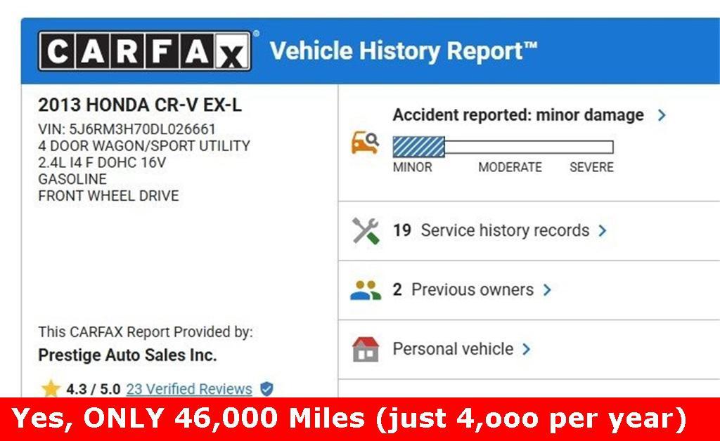 used 2013 Honda CR-V car, priced at $16,288