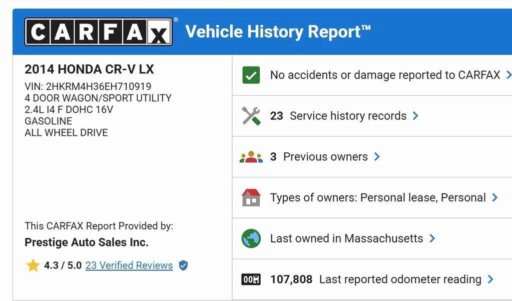 used 2014 Honda CR-V car, priced at $12,000