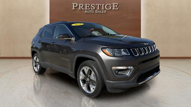 used 2021 Jeep Compass car, priced at $20,500