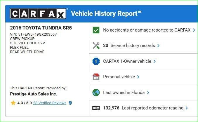 used 2016 Toyota Tundra car, priced at $22,800