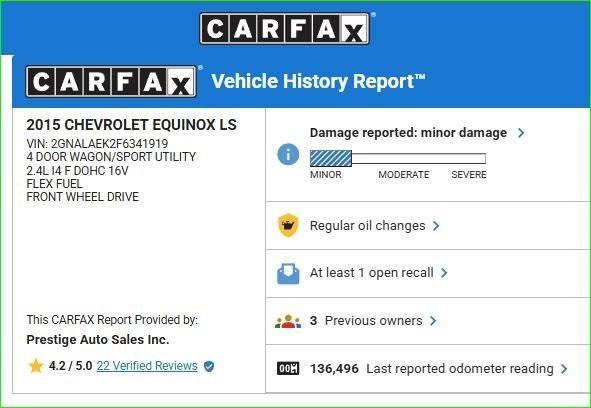 used 2015 Chevrolet Equinox car, priced at $9,000