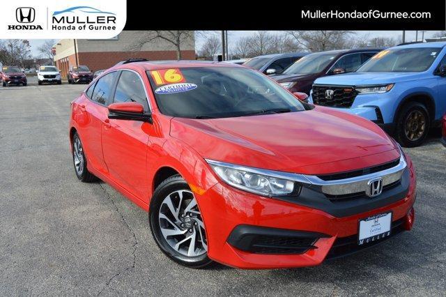 used 2016 Honda Civic car, priced at $16,648