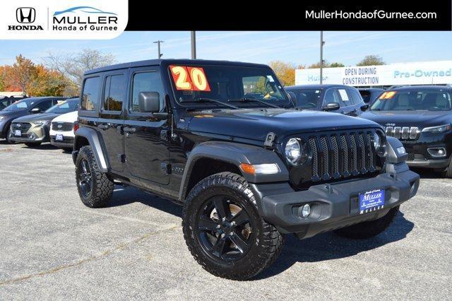 used 2020 Jeep Wrangler Unlimited car, priced at $23,499