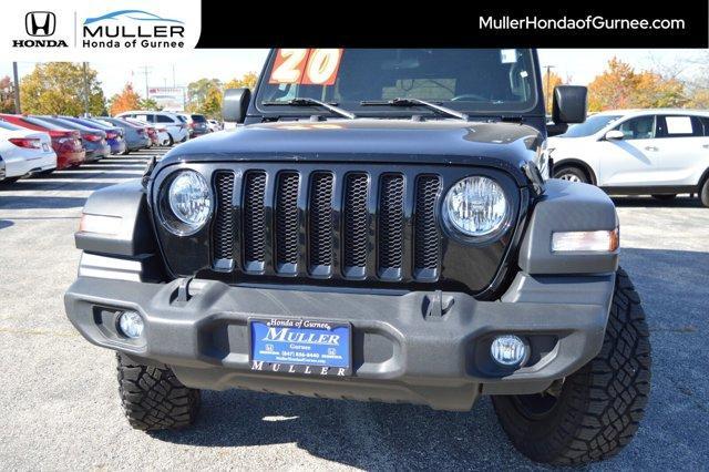 used 2020 Jeep Wrangler Unlimited car, priced at $23,499